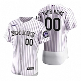 Colorado Rockies Customized Nike White 2020 Stitched MLB Flex Base Jersey,baseball caps,new era cap wholesale,wholesale hats